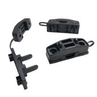 Attache de câble en plastique combinée supérieure et inférieure Nylon 66 Attache de fil ignifuge écologique