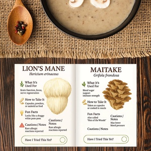 <span class=keywords><strong>Guide</strong></span> des champignons thérapeutiques imprimés pour le bien-être : une exploration des 15 types de traitements fongiques - Édition cadeau - Product Image 4
