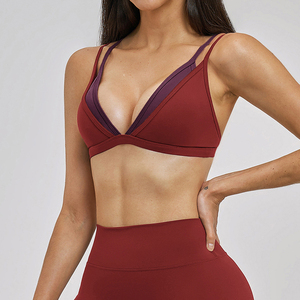 <span class=keywords><strong>Reggiseno</strong></span> Sportivo da Yoga Traspirante ad Asciugatura Rapida Leggero con Logo Personalizzato, <span class=keywords><strong>Schiena</strong></span> <span class=keywords><strong>Scoperta</strong></span> e Imbottitura Rimovibile per Donne - Product Image 5