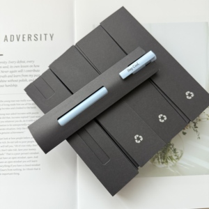 Eco Friendly carta Kraft carta carta penna imballaggio per penna a sfera e penna in metallo regalo astuccio personalizzazione - Product Image 4