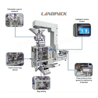 Machine d'emballage entièrement automatique à grande vitesse VFFS 1kg pour bonbons et aliments Quad Seal