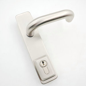 Cerradura de manija de puerta embellecedora de palanca de acero inoxidable 304 Nice Grip con certificado UL CE con llaves para dispositivo de salida de pánico - Product Image 2