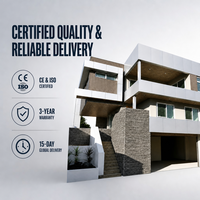 Maison modulaire durable à trois étages, maisonnette préfabriquée en conteneur, garage intégré, pod de vie portable, villa, hôtel spatial