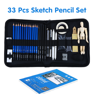 HB卸売プロフェッショナル33 pcsスケッチ鉛筆セットと描画キット - Product Image 6