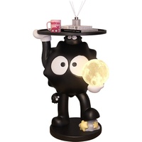 Meuble TV de salon créatif, étagère latérale décorative en forme de boule de charbon, rangement moderne et simple, cadeau de pendaison de crémaillère BJ2286