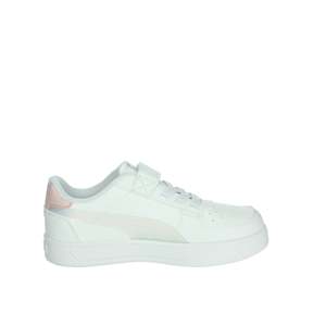 Sneakers Puma per Bambine e Ragazze, Bianche e Rosa, in Tela, Scarpe Trendy - Product Image 4