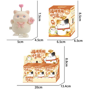 Caja Sorpresa Lucky Cat: Adorno de Gato Flocado de 3.9 pulgadas con Acabado Mate, Decoración de Escritorio, Regalo para Amigos - Product Image 5