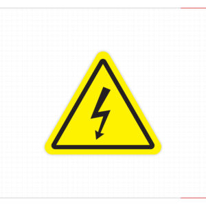 Etiqueta de advertencia de alta tensión para riesgos eléctricos en el lugar de trabajo, adhesivo de seguridad para máquinas industriales - Product Image 2