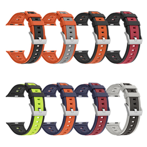 Bracelet de montre en silicone RYB Sport pour <span class=keywords><strong>Apple</strong></span> <span class=keywords><strong>Watch</strong></span> Ultra 2, bracelet de montre intelligente pour <span class=keywords><strong>Apple</strong></span> <span class=keywords><strong>Watch</strong></span> Series 10 9 8 <span class=keywords><strong>7</strong></span> 6 SE - Product Image 1