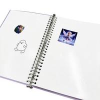 Weiße Blanko-Trennpapierbögen, doppelseitig, wiederverwendbar, lose Blätter, individuelle Aufkleber-Sammlung für Planer, Geschenk