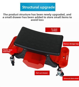 Sgabello per Riparazione <span class=keywords><strong>Auto</strong></span>, Sedile per <span class=keywords><strong>Lavaggio</strong></span> e Dettaglio <span class=keywords><strong>Auto</strong></span>, Sgabello Scorrevole per Lucidatura - Product Image 5