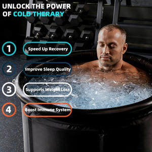 <span class=keywords><strong>Baignoire</strong></span> gonflable portable en PVC OEM avec refroidisseur pour les équipes sportives, centre de bien-être, <span class=keywords><strong>baignoire</strong></span> à glace gonflable à capacité rapide - Product Image 2