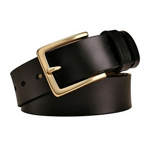 Ceintures en cuir véritable unisexe personnalisables de style campagnard, boucle carrée en acier, en cuir de vachette, écologiques et robustes - Product Image 6