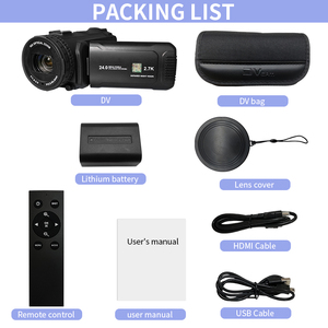 Video kỹ thuật số máy ảnh 16X Zoom quang học và 4x zoom kỹ thuật số chức năng IR 2.7K video và 56mp ảnh 4 inch IPS màn hình cảm ứng - Product Image 6