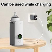 Chauffe-biberon portable USB rechargeable sans fil pour lait maternel et préparations pour nourrissons, idéal pour les mamans en voyage