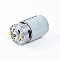 Moteur électrique à courant continu 755 Motors 12V avec ventilateur de refroidissement et anneau de protection magnétique, petit moteur électrique pour pompe