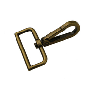 Fermoirs à ressort en métal, clip pour porte-clés avec grand anneau, clips pour porte-clés de qualité supérieure