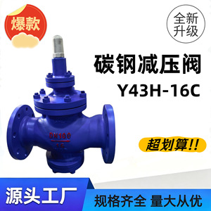 Vanne de réduction de pression Cr Y43H-16C DN100 PN16 pour usage industriel à vapeur, type piston à ressort interne - Product Image 5