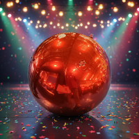 Boule de Noël gonflable géante personnalisée avec miroir, ventilateur intégré - Grand ballon brillant pour décorations de fête et événements
