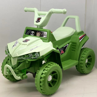Quad électrique multicolore pour enfants, tout-terrain, avec roues larges et design anti-retournement, idéal comme cadeau surprise pour les enfants d'âge préscolaire