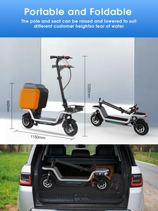 <span class=keywords><strong>Trottinette</strong></span> électrique sportive JLM S20, moteur puissant de 500 W, vitesse maximale de 40 km/h, autonomie de 100 km, pneus de 10 pouces, pliable pour adultes - Product Image 4