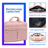 Sacoche d'ordinateur portable 15,6 pouces en cuir véritable personnalisable, élégante et transfrontalière, avec fermeture éclair, pour MacBook Apple Pro Simple