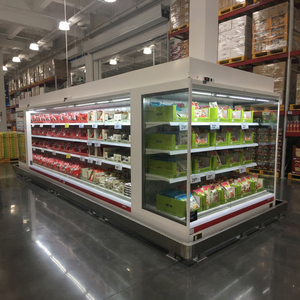 Réfrigérateur vertical multi-étagères GENERALFUSHI pour l'affichage des légumes et des fruits en supermarché avec technologie de circulation d'air optimale - Product Image 5