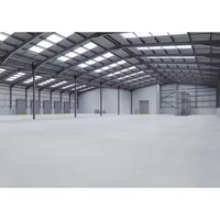 Structure métallique préfabriquée en métal bâtiment en acier préfabriqué à assemblage rapide facile moderne