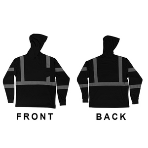 Sudadera de Seguridad con Logotipo Impreso para Hombre, Camisa de Trabajo Reflectante, Transpirable, de Alta Visibilidad, Manga Larga, para Construcción, con Capucha - Product Image 2