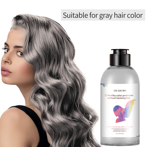 Meilleure vente de soins capillaires de marque privée Shampooing de couleur de teinture bleue Shampooing de dépôt de serrure de couleur - Product Image 3