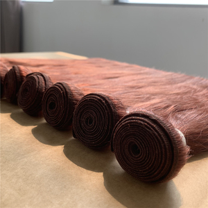 Extensioni di <span class=keywords><strong>Capelli</strong></span> Umani Lisci Marrone Rossastro Auburn, All'ingrosso, Trama Doppia, <span class=keywords><strong>Capelli</strong></span> Remy Brasiliani, Extension di <span class=keywords><strong>Capelli</strong></span> Colorati - Product Image 3