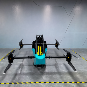 New Single Seat Manned EVTOL Lightweight Carbon Fiber RC Rotary Wing Electric VTOL Personal Flying Craft with 4K <b>Camera</b> - Product Image 2