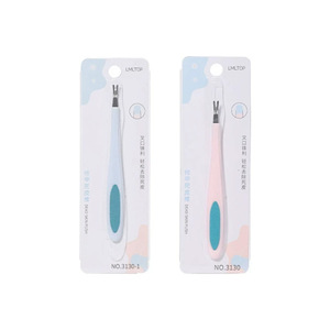 Pousse-cuticules LMLTOP 3130 à double tête en acier inoxydable, outil professionnel pour ongles, rose et bleu, emballage individuel - Product Image 1