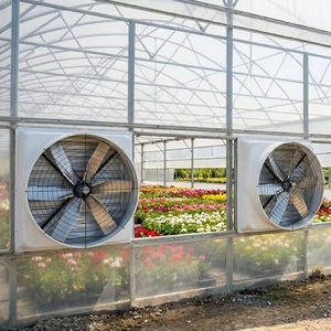 Galvanized Cone Exhaust Fan with Ball Bearing Electric <b>Motor</b> High Efficiency 48'' Circulation Fan for Greenhouse - Product Image 1
