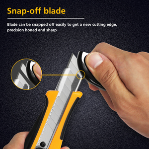 Dao Tiện Ích Hạng Nặng Có Thể Thu Gọn 18Mm Hộp Dao Xây Dựng Dụng Cụ Cắt Thảm - Product Image 5