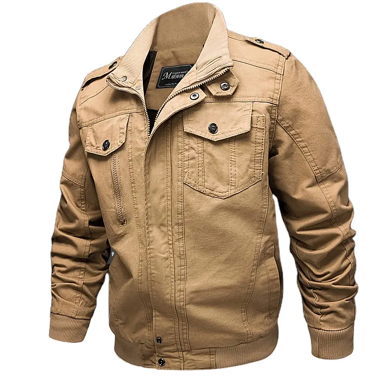 Spring and autumn winter fans work wear tactical leisure retro air force flight warm Plush jacket