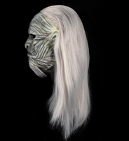 Masque intégral en latex d'Halloween, effrayant, Roi des Glaces Squelette, accessoire de cosplay pour décoration de fête d'ambiance hantée