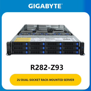 GIGABYTE R282-Z93 serveur GPU AMD monté en rack compatible avec le CPU Epyc 64 Go de mémoire DDR4 HDD en stock - Product Image 3