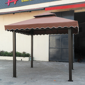 Gazebo de Acero Metálico de Alta Calidad, Personalizable en Color y Tamaño, Estilo Victoriano para Exteriores, Pérgola de Jardín Impermeable <span class=keywords><strong>con</strong></span> <span class=keywords><strong>Cortinas</strong></span> - Product Image 4