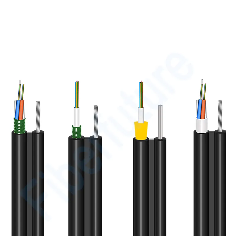 Aerial Figure 8 Selp-supporting Communication Cable GYXTC8S GYTC8A GYXTC8Y GYTC8S Fiber Optic Cable With Steel Wire Messenger