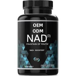 Hizmet başına 311 mg 240 kapsül HPN takviyeleri NAD3 NAD + Booster ekstra değer boyutu 4 ay kaynağı