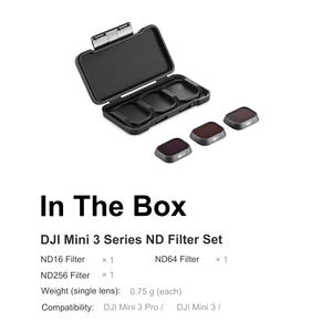 Accessoire de drone original <span class=keywords><strong>Mini</strong></span> <span class=keywords><strong>3</strong></span> <span class=keywords><strong>Pro</strong></span> Ensemble de filtres <span class=keywords><strong>ND</strong></span> (<span class=keywords><strong>ND</strong></span> 16/64/256) pour drones DJI <span class=keywords><strong>Mini</strong></span> <span class=keywords><strong>3</strong></span> <span class=keywords><strong>Pro</strong></span>/DJI <span class=keywords><strong>Mini</strong></span> <span class=keywords><strong>3</strong></span> - Product Image 3