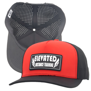 Casquettes de golf de luxe pour hommes <span class=keywords><strong>WES</strong></span> Oem 5 panneaux, casquette de sport imperméable en polyester, casquette de baseball perforée au laser - Product Image 1