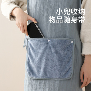 FaSoLa Sleeveless Apron Waterproof Oil Resistant Solid Color For Kitchen Cooking Housework Couples Daily Use - Product Image 3