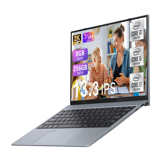 13.5 Inch New Metal Ultra-Thin Portable Laptop Computer Intel Core I3 I5 I7 Gen 10th 11th for Student & Education Laptops