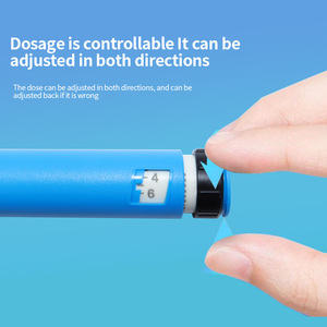 Qisu 3ml Nhấp vào liều insulin tiêm bút tái sử dụng <span class=keywords><strong>Injector</strong></span> với bao bì hộp - Product Image 6