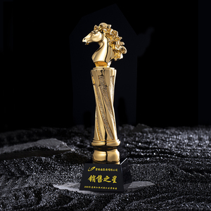 प्यूजियांग थोक ओएम अनुकूलित लोगो गोल्डन क्रिस्टल 3 डी पदक खेल प्रतियोगिता चैंपियन के लिए - Product Image 2