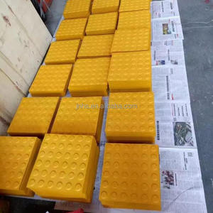 Sinh thái thân thiện cao su tái chế lát gạch cảnh báo chống trượt cho hướng dẫn mù đường gạch xúc giác - Product Image 5