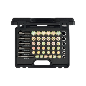 Juego de herramientas de reparación de automóviles, kit de llaves de vaso métricas M13 a M22 con puntas hexagonales y tuercas para mantenimiento de vehículos - Product Image 1