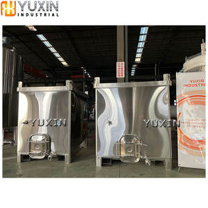 Conteneur à vin en acier inoxydable 1000l 2000l 3000l IBC à ouverture supérieure avec chemise de <span class=keywords><strong>refroidissement</strong></span> à vendre - Product Image 5